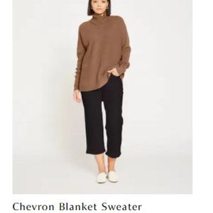 Universal Standard Chevron Blanket Sweater